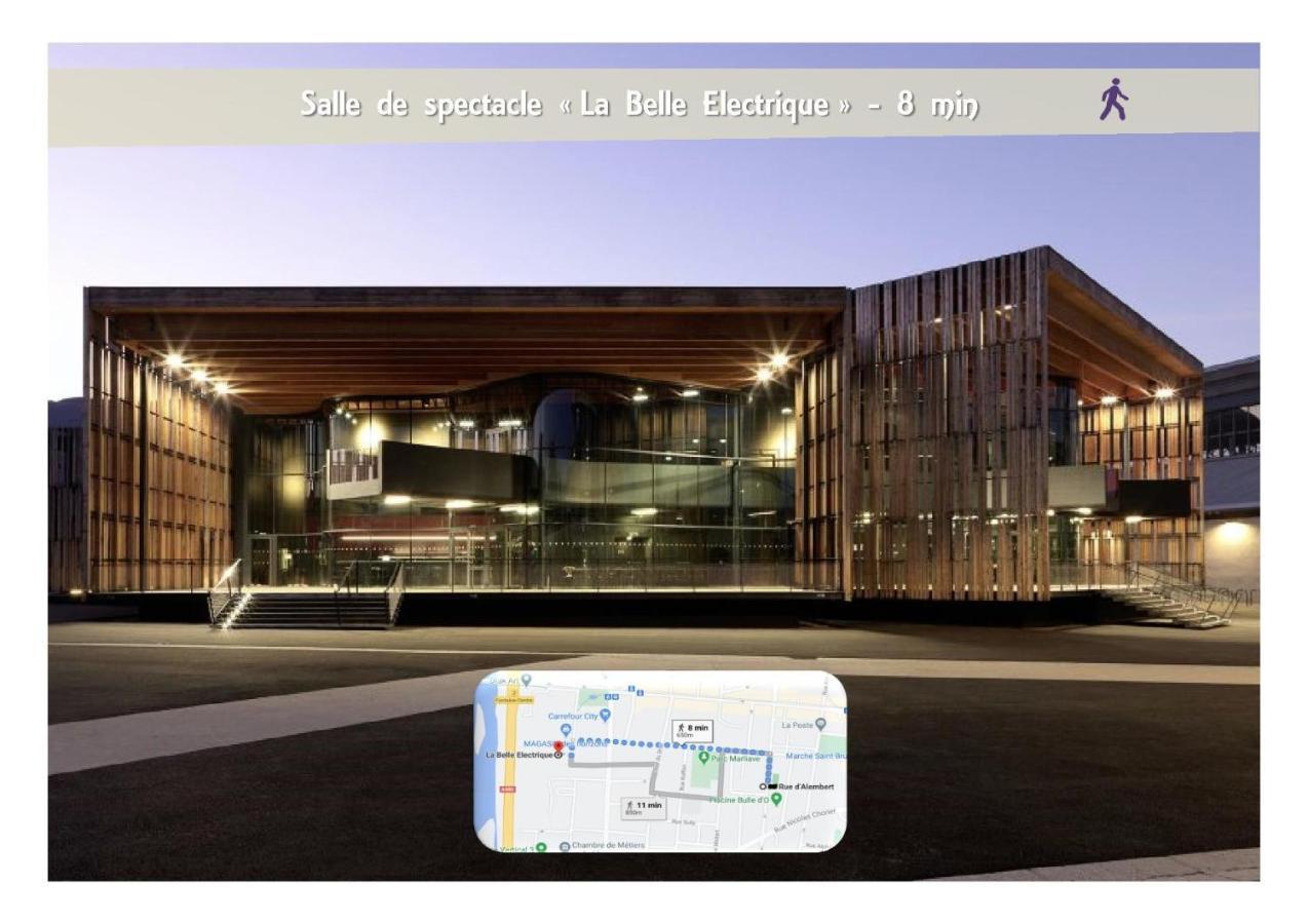 Le 62 - Spacieux T2 Avec Jardin, Parking & Tramway เกรอน็อบล์ ภายนอก รูปภาพ