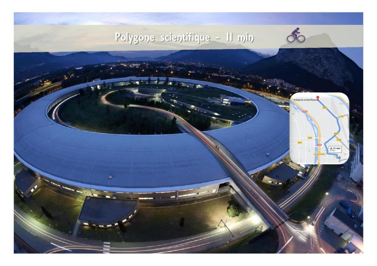 Le 62 - Spacieux T2 Avec Jardin, Parking & Tramway เกรอน็อบล์ ภายนอก รูปภาพ
